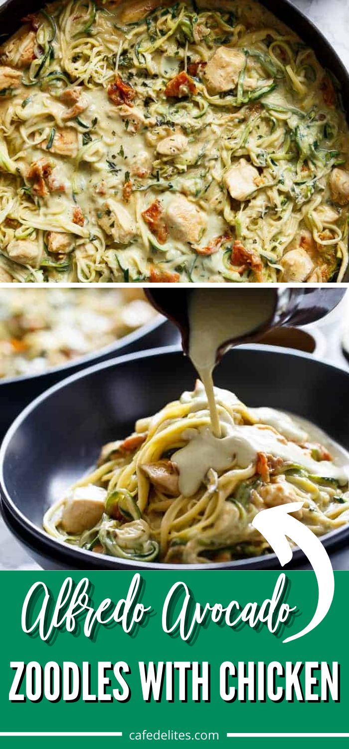 Avocado Alfredo Zoodles: Your Creamy Low-Carb Pasta Solution